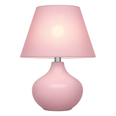 pastel pink lamp sticker