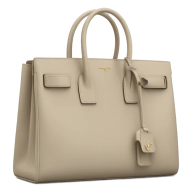 Bag Saint Laurent sac de jour beige  sticker