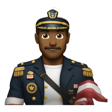 American captain sticker