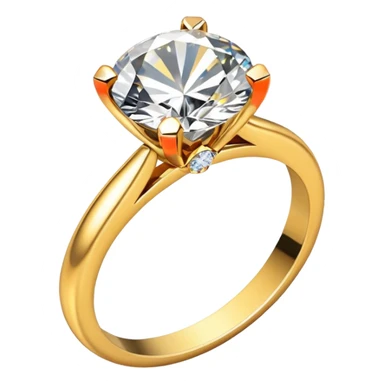 engagement ring sticker