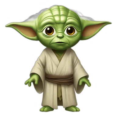 Harry embrassant Yoda sticker