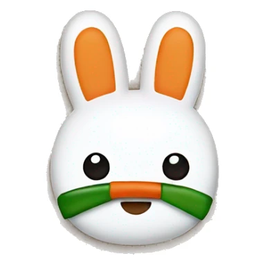 sushi with miffy face and ears sticker