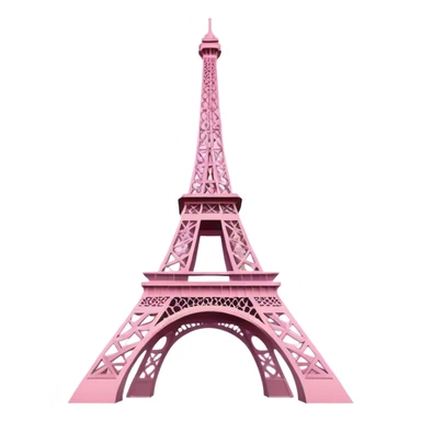 Eiffel Tower with cherry blossoms  sticker