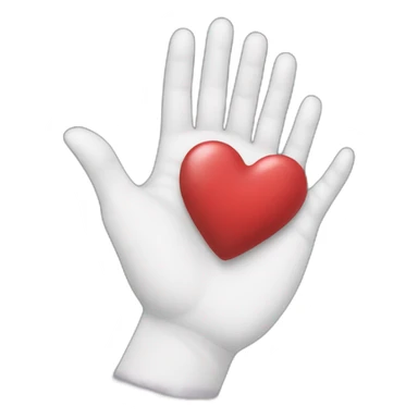 Human hand drawing a heart sticker