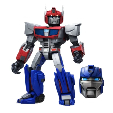 A Optimus prime transformer sticker