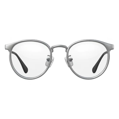 Create a high-quality 3D render that transforms the emojis 👓  into realistic 3D objects.
 sticker