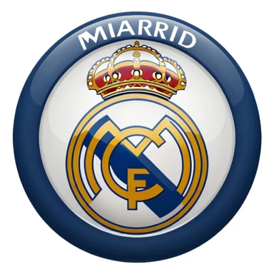 Real Madrid logo sticker