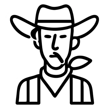 Lucky luke  sticker