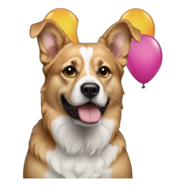 Dog this balloons sticker