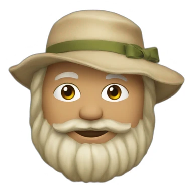 obergine dans peche sticker