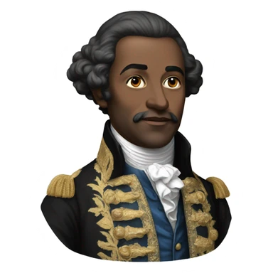 photorealistic aristocrat XVIII century sticker