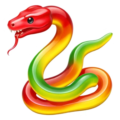 haribo twin snake  sticker
