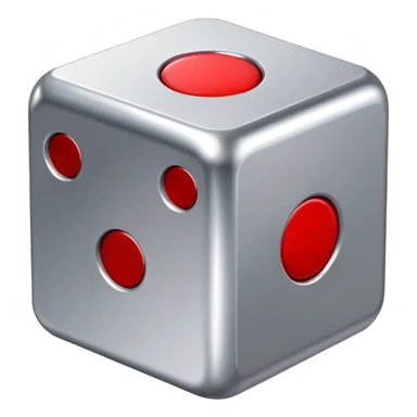 make a X with a red background in shape of cube sticker