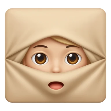 Hiding peekaboo sticker