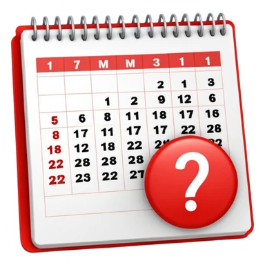 calendar, first page, day 1 sticker