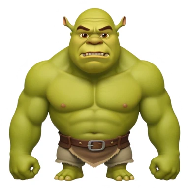 Shrek the green ogre sticker