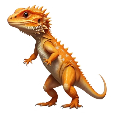 cinematic-bearded-dragon-realistic-full-body-standing-emoji,-rough-scaled-body-balanced-on-strong-legs,-spiky-throat-slightly-flared,-head-tilted-dramatically,-warm-orange-and-brown-patterns-glowing-under-the-sun,-simplified-yet-realistic-focused-features,-highly-detailed,-glowing-with-an-almost-sarcastic-glow sticker