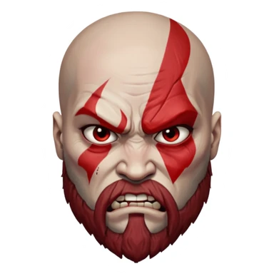 God of war, Kratos face sticker