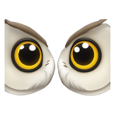happy owl sticker