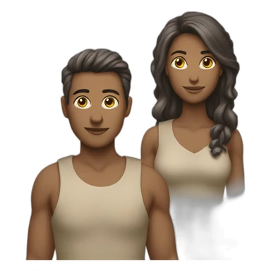 Homme sur femme sticker