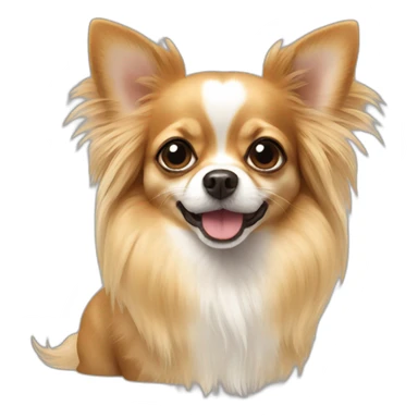 long hair chihuahua sticker