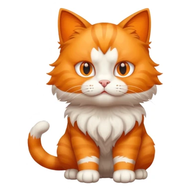 As un gato que este  fuerte que se vea todo el cuerpo sticker
