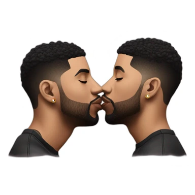 drake kissing 21 savage sticker