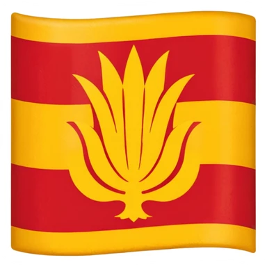 Karnataka logo flag sticker