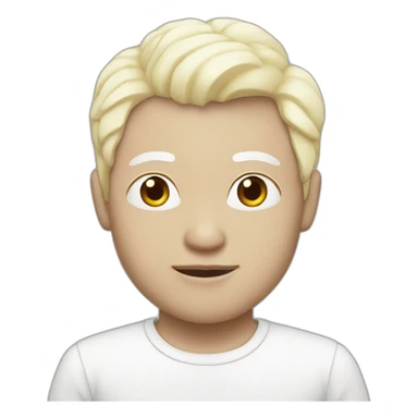 Chico negro albino sticker