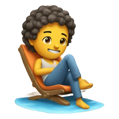 Relaxing sticker