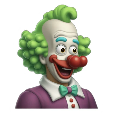 Krusty le Clown sticker