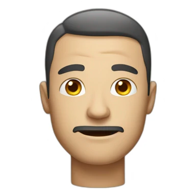 A man says stop  sticker