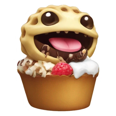 Heterocephalus glaber enjoying a sweet treat sticker