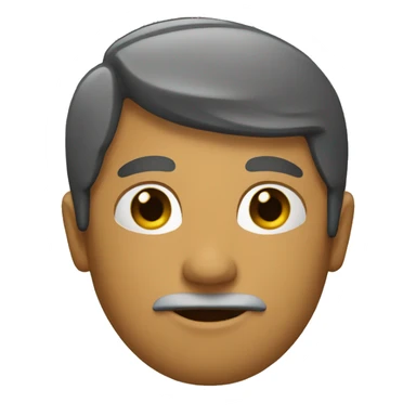 a man with note sticker