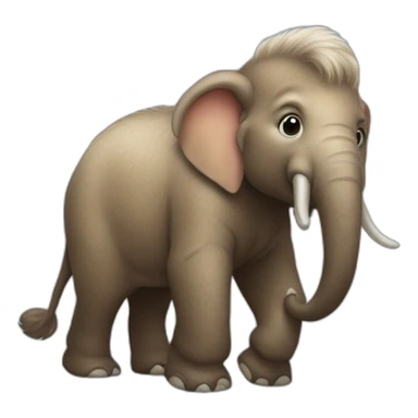 Baby Mammoth sticker
