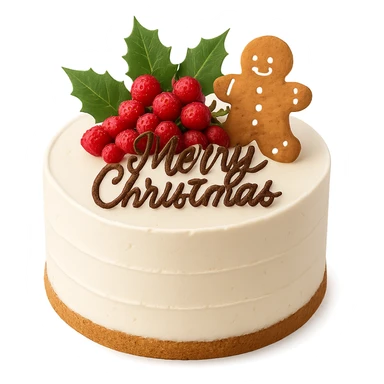 christmas cake , remove background sticker