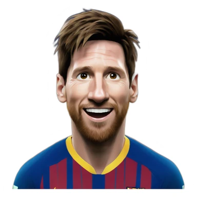Messi qui fait sa célébration sticker