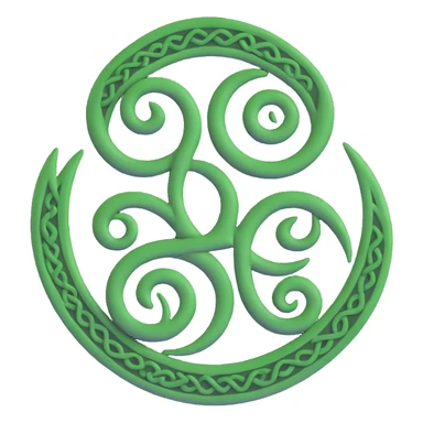 Celtic Triskele Spiral sticker