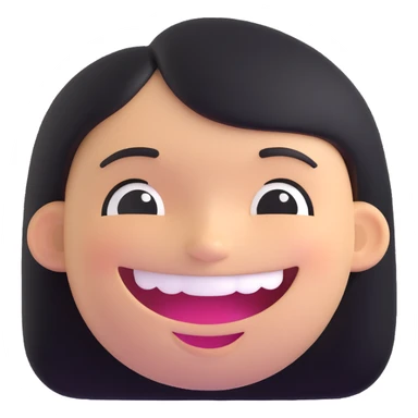 very happy face sticker