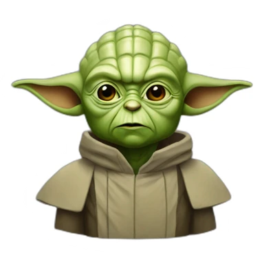 Yoda Ukrainian army general  sticker