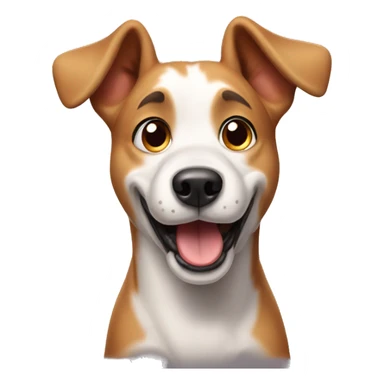 surprised dog sticker