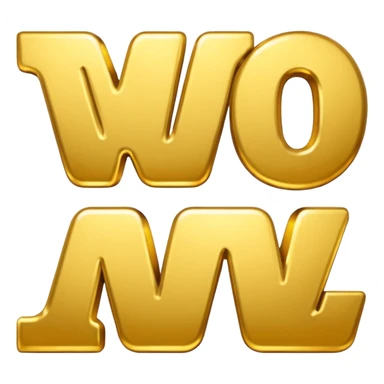 emoji of text "NEW" in times new roman font sticker