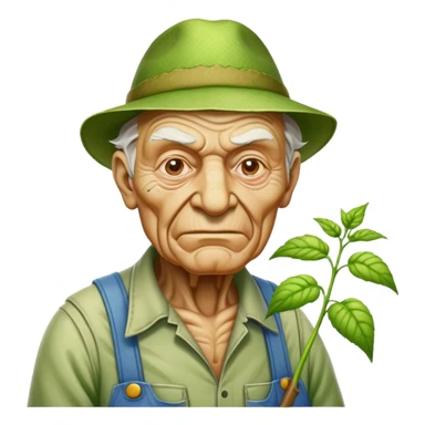 Gardener old Bob poison weeds from the toxic avenger sticker