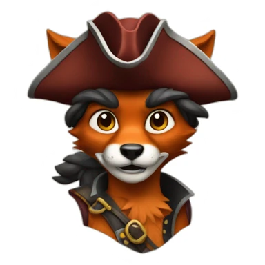 Foxy the pirate sticker