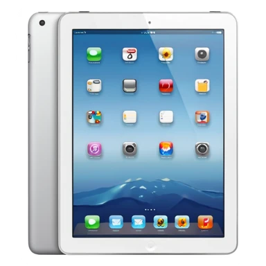 clean and recognizable iPad device sticker