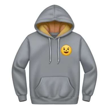 grey hoodie cloth sticker