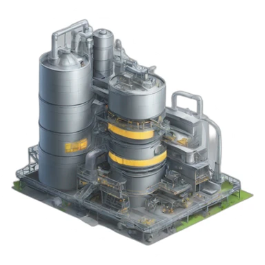 futurist factory sticker