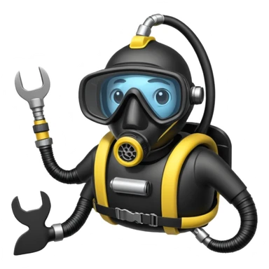 scuba diving equipment sticker