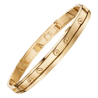 cartier love bracelet gold sticker