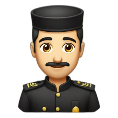 Mahmud mazaher admin of restaurant in bafgh iran yazd sticker